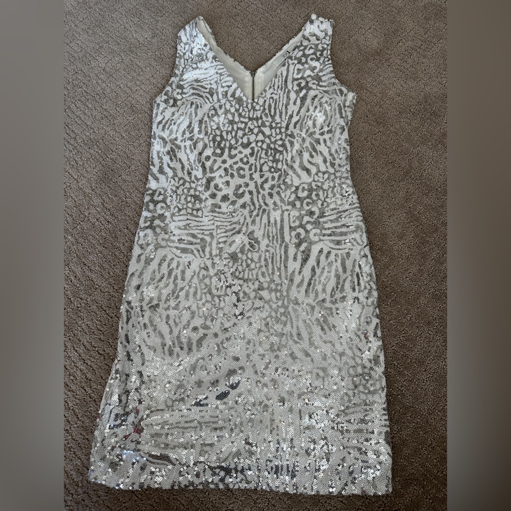 White Silver forever21 dress Small